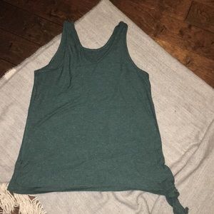 Green tank top